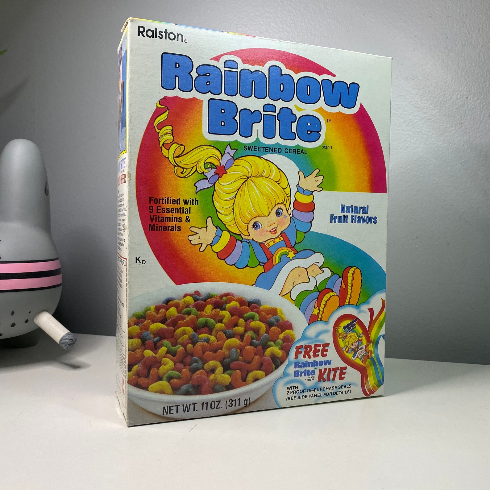 Original 1980's RAINBOW BRITE Ralston Vintage Cereal Box Etsy