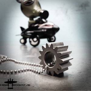 The Gear Steampunk  Mile High Cosplay Rockstar Original Aviation Dog Tag Pilot Chain Necklace