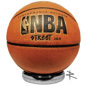 Ultra Premium Polished Signed Basketball Soccer Bowling Ball Display Stand - made from Aircraft Parts