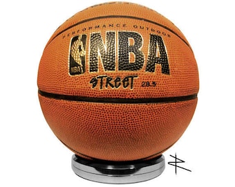 Ultra Premium Polished Signed Basketball Soccer Bowling Ball Display Stand
