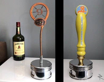 Beer Tap Bar Handle Piston Trophy Display Stand - awesome wedding gift