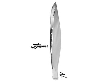 Bayonet Mirror Polished Airplane Propeller Blade Sculpture