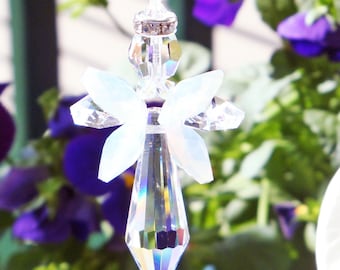 Angel Rear View Mirror Charm, Guardian Angel Car Charm, Memorial - Main Image