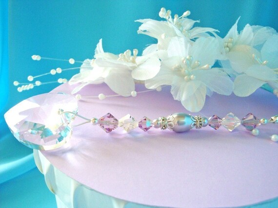 Crystal Ceiling Fan Pull Purple Little Girls Room Nursery Etsy