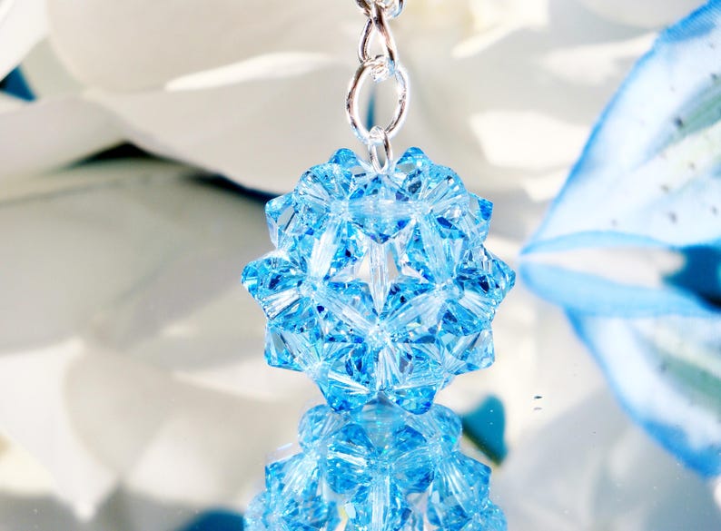 Crystal Ball Key Chain, Swarovski Crystal Keychain, Key Chain Bling