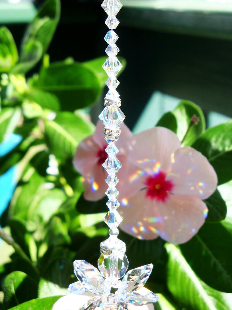 Angel Rear View Mirror Charm Swarovski Crystal Suncatcher for Etsy