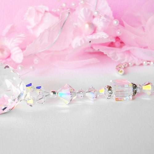 Ceiling Light Pull Fan Pull Crystal Pull Chain Prism Etsy