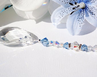 Crystal Ceiling Fan Pull Chain, Swarovski Crystal Light Pulls, Multiple Colors Available