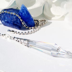 Crystal Ceiling Fan Pull Chain, Asfour Crystal Pendant Light Pull, Hanging Crystals, Housewarming Gift, Chandelier Crystal