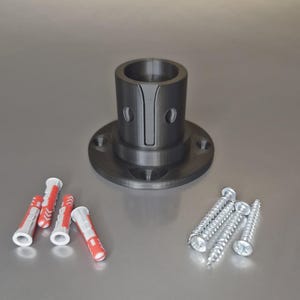 Support mural volant Logitech G Pro | Fixation murale quick-release | Support volant sim racing 3D | Vis et chevilles incluses