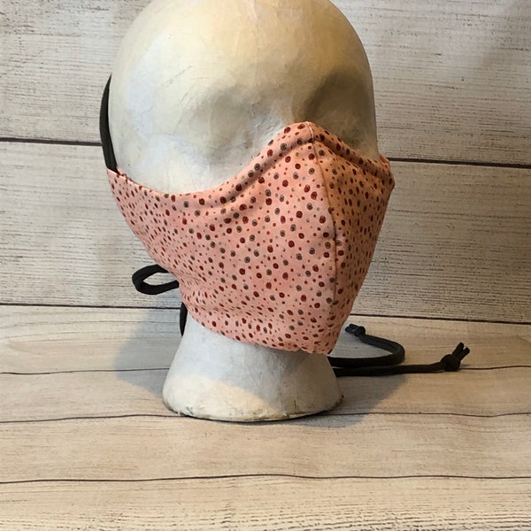 Máscara facial, lavable, bolsillo de filtro