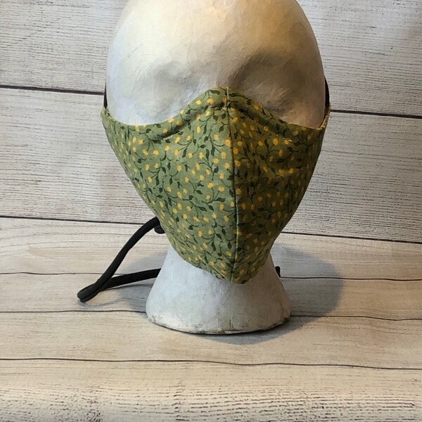 Máscara facial, lavable, bolsillo de filtro
