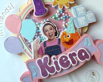 Personalized Miss Rachel Cake Topper | Kids Birthday Party Decor
