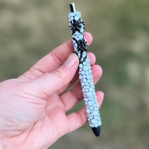 Rhinestone Spider Gel Pen: Sparkly Crystal Jeweled Pen with Refill