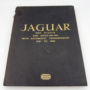 Jaguar Mks VII-VIII-IX XK120-140-150 Clássico com Transmissão Automática 1951-61