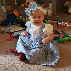 1 2 Baby Dorothy dress size 9 months