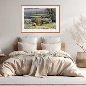 Plains Buffalo & Babes in Yellowstone - Digital Art Print.  Bring the spirit of the plains into your space today!