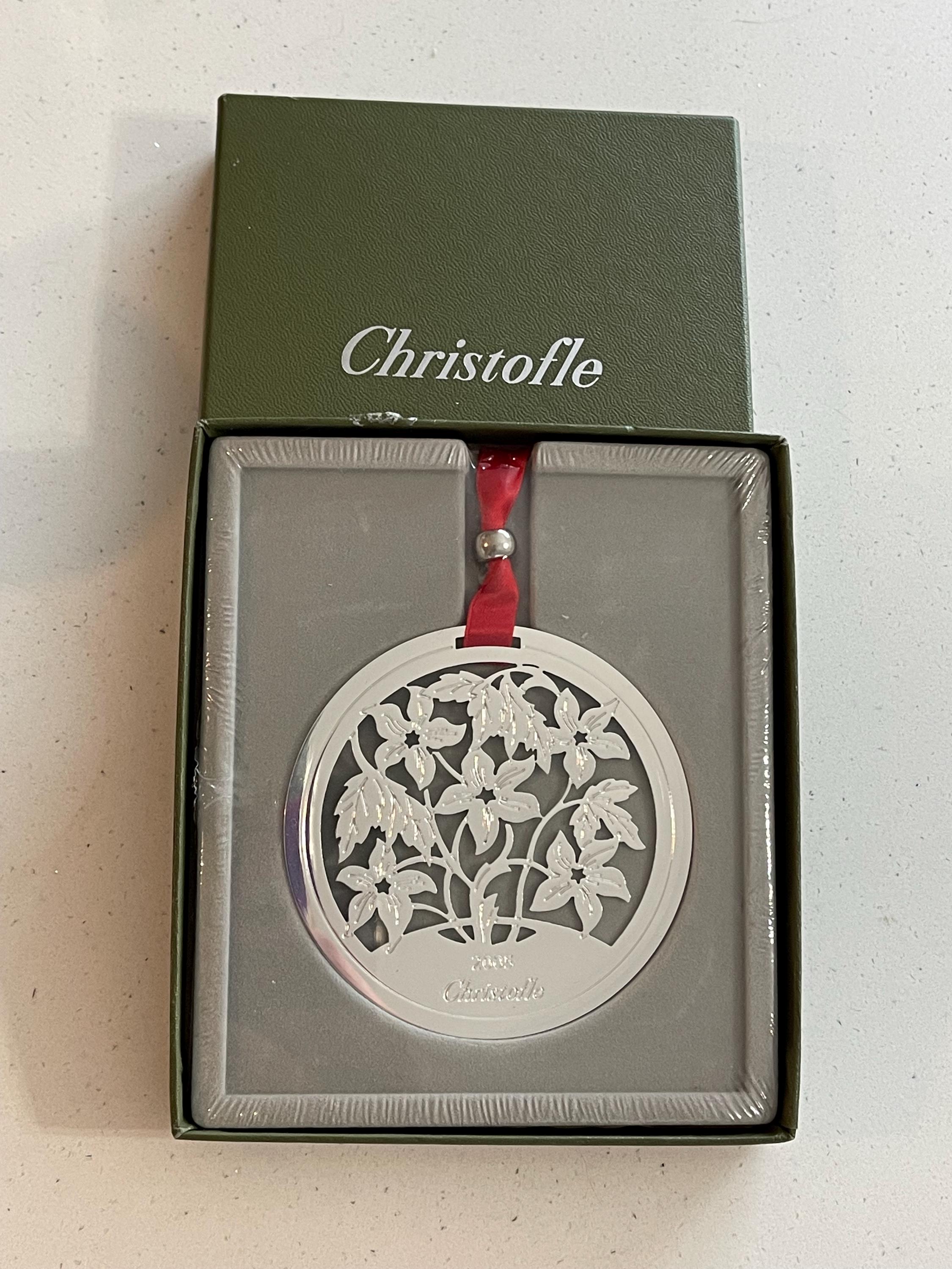 Silver Plated Christofle Christmas Ornament 2005 New in Box - Etsy