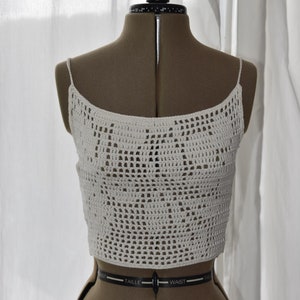 Flora Bloom TOP - Filet Crochet Pattern - Etsy