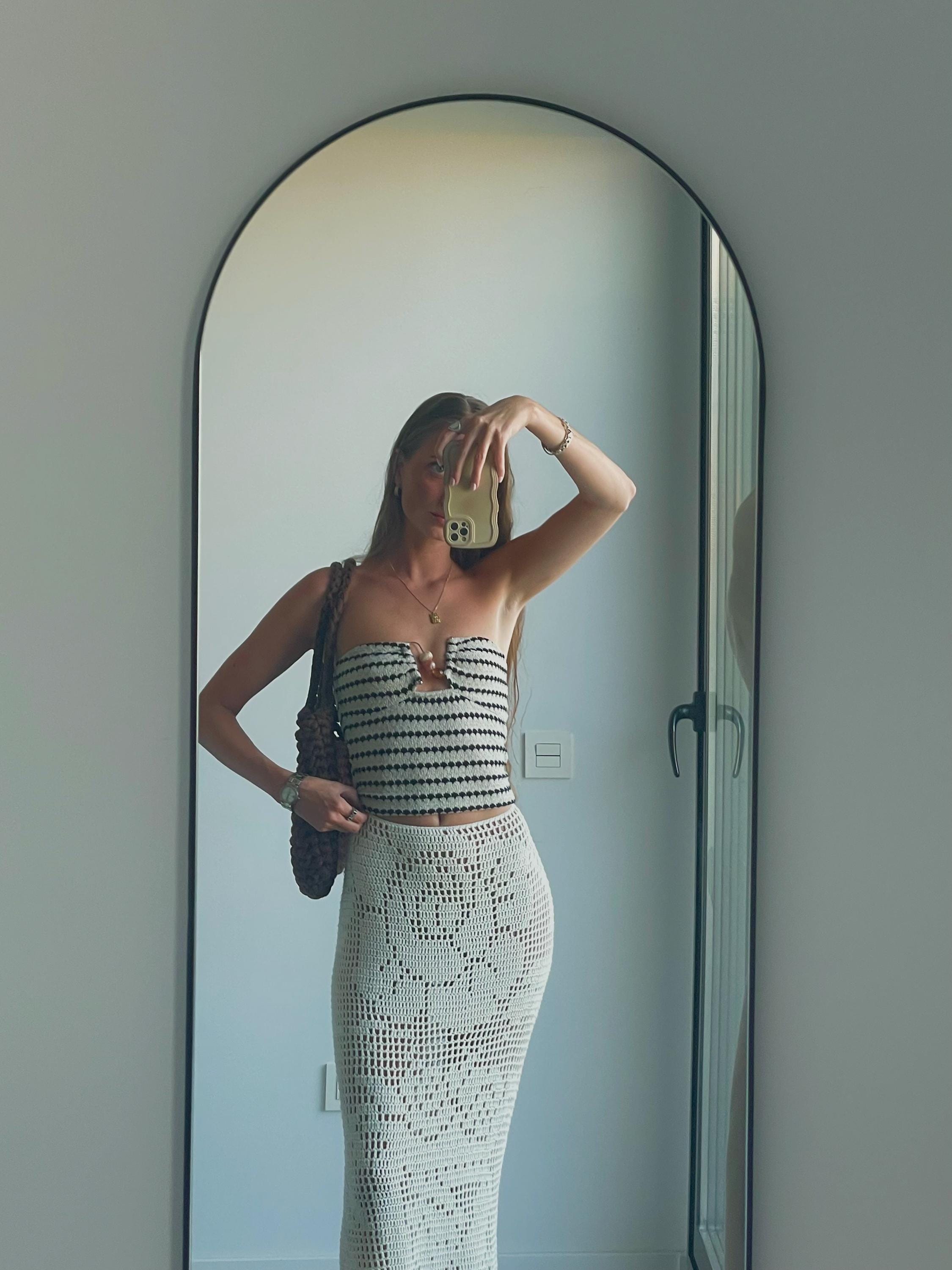 Flora Bloom SKIRT - Filet Crochet Pattern - Etsy