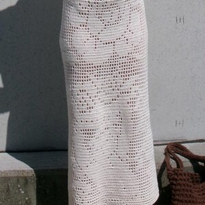 Flora Bloom SKIRT - Filet Crochet Pattern - Etsy