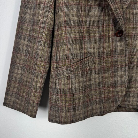 Pendleton VTG Wool Plaid Womens Brown Classic Aca… - image 8