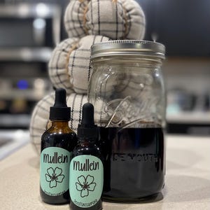 Mullein Tinctures! Natural, organic ingredients