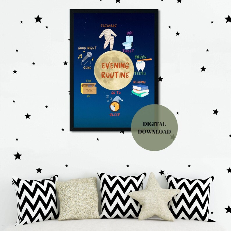 Preschool Classroom Decor: Daily Routine Poster (digital Download) - Etsy