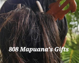 Hawaii Kine Honu Wood Hair Stick