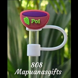 Hawaii Edition Poi Bowl Straw Topper