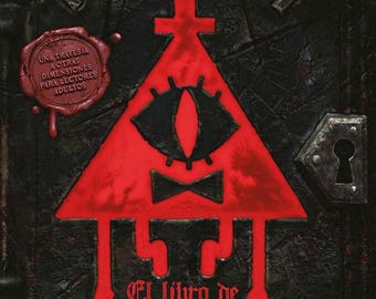 Gravity Falls, Bill&#39;s book + Diaries + coloring book, all in Spanish, immediate shipping for printing