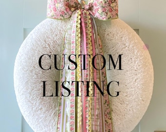 Juego de cintas florales personalizadas con rosas