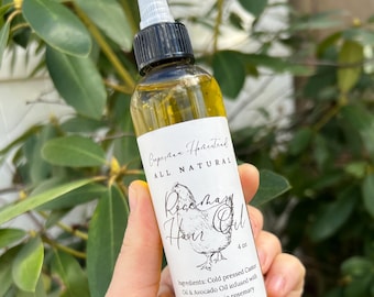 All-Natural Rosemary Hair Oil: Dry & Damaged Hair Prewash