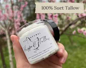 Whipped Tallow Moisturizer Lotion- All-Natural