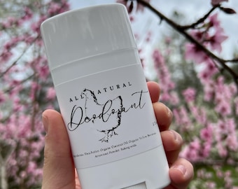 Natural Unscented Deodorant: Nontoxic Sensitive Skin Care (2.75oz Stick) Alluminum Free