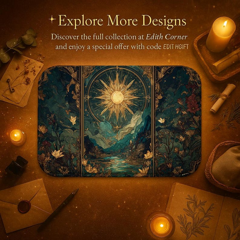 Tapete de Banho Celestial Art Déco, Tapete de Banheiro Macio de Espuma Viscoelástica Antiderrapante, Design Estético de Raios de Sol Fantásticos imagem 10