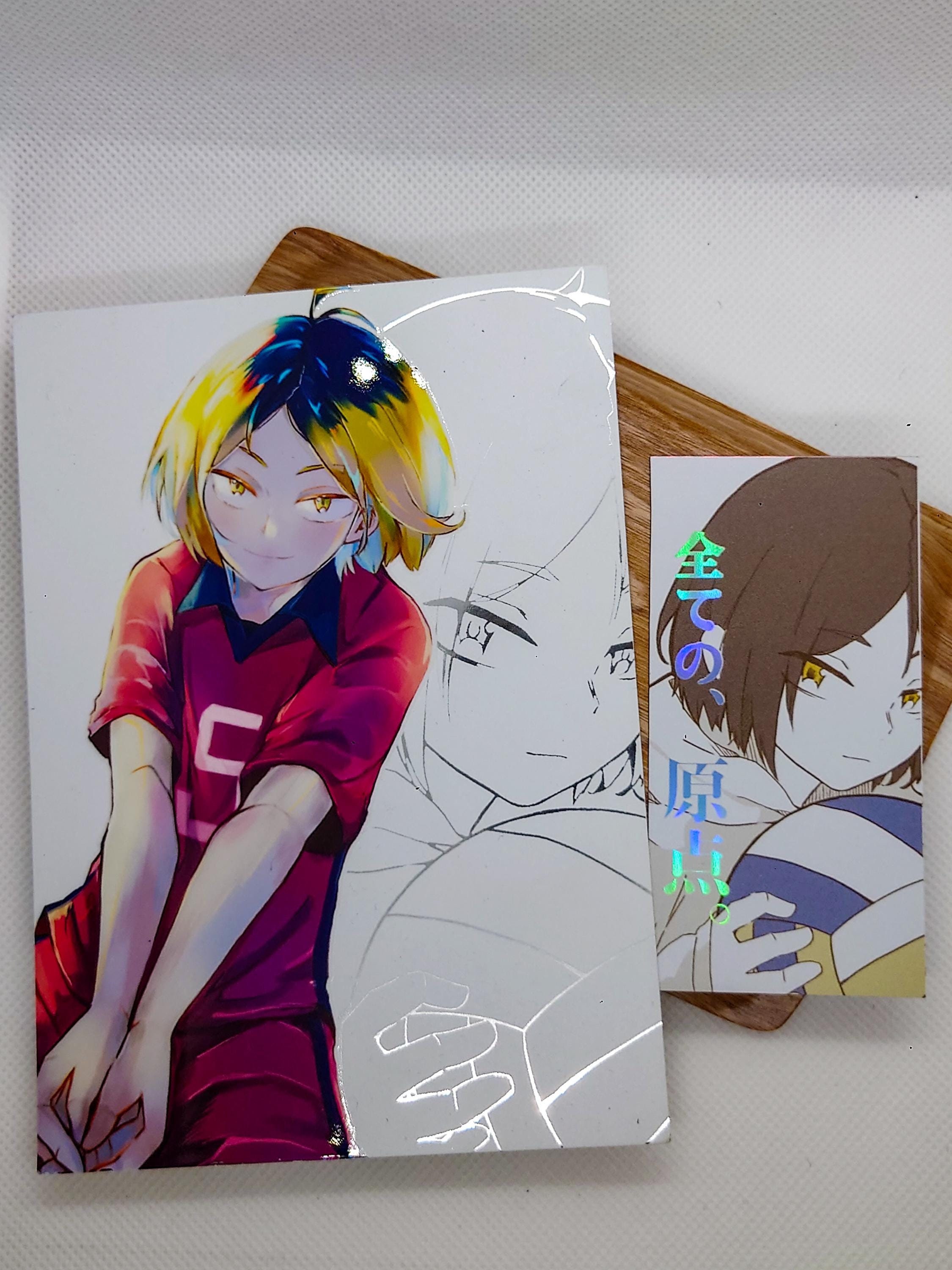 Kenma Kuroo Streetwear Haikyu Acrylic Block Set (Kenma/Kuroo