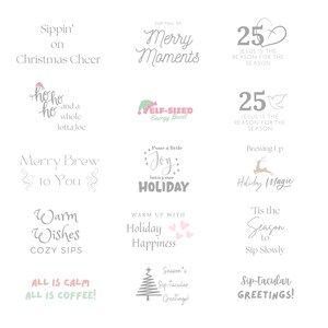 Winter Holiday Coffee Cup Sayings