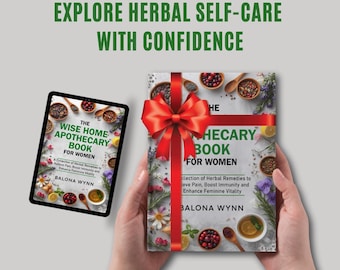 Natural Healing Handbook | Ancient Herbal Remedies Guide | Herbal Remedies Guide for Women | Home Apothecary (PDF)