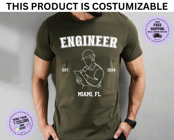 Ingegnere Meccanico Maglietta Ingegnere Maglietta Divertente Per