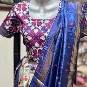 Dhavani Set | Stitched Half Saree | Traditional Kerala Onam