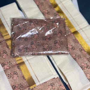 Onam Mundum Neriyathum | Kerala Onam Set Mundu