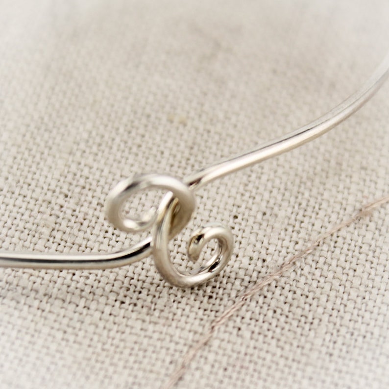 Mother or Grandmother Charm Bangle Bracelet in Sterling Silver Etsy