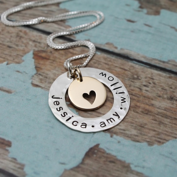 Etsy hand stamped sale jewelry