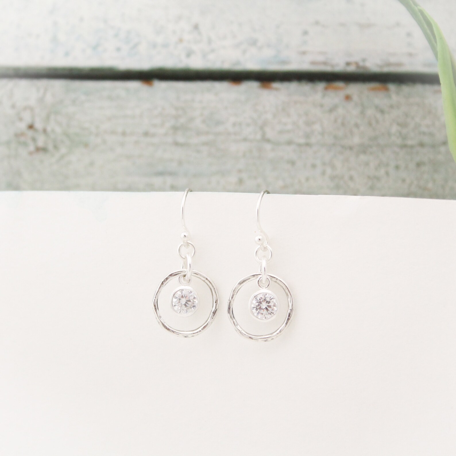 April Birthstone Earrings Clear Quartz Jewelry April - Etsy