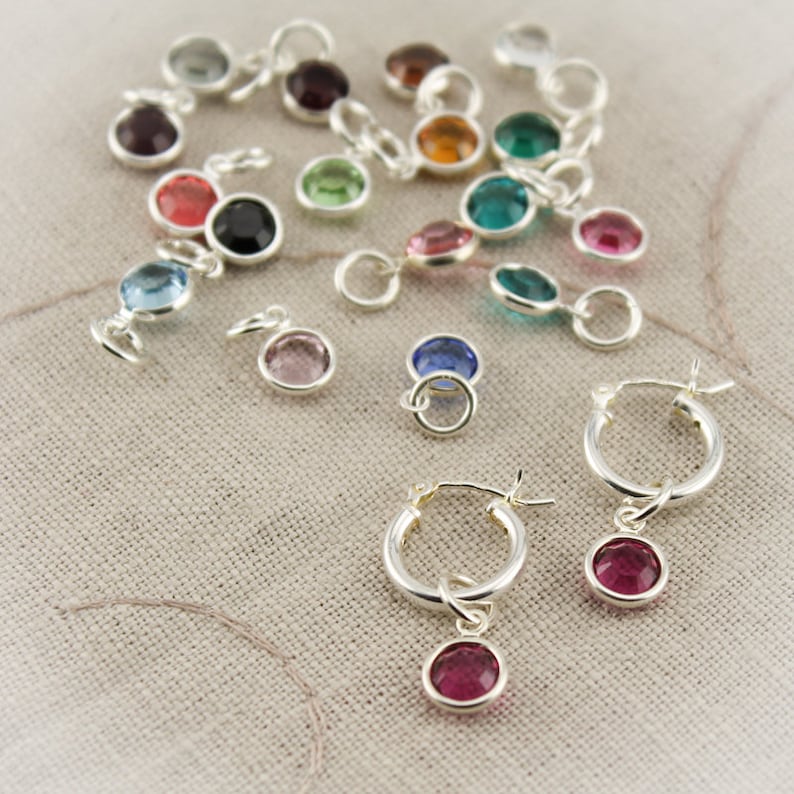 Changeable Hoop Earrings With 10 Pairs of Charms Everyday Etsy