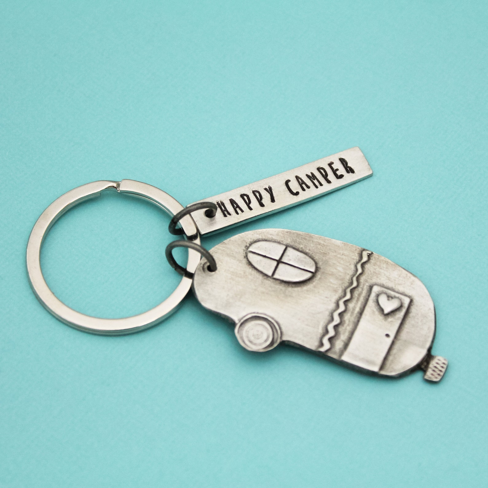 Happy Camper Key Chain Explore Key Chain Not All Those Who Etsy