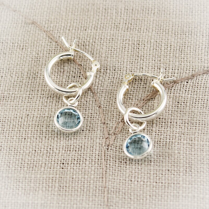 Changeable Hoop Earrings With 10 Pairs of Charms Everyday Etsy