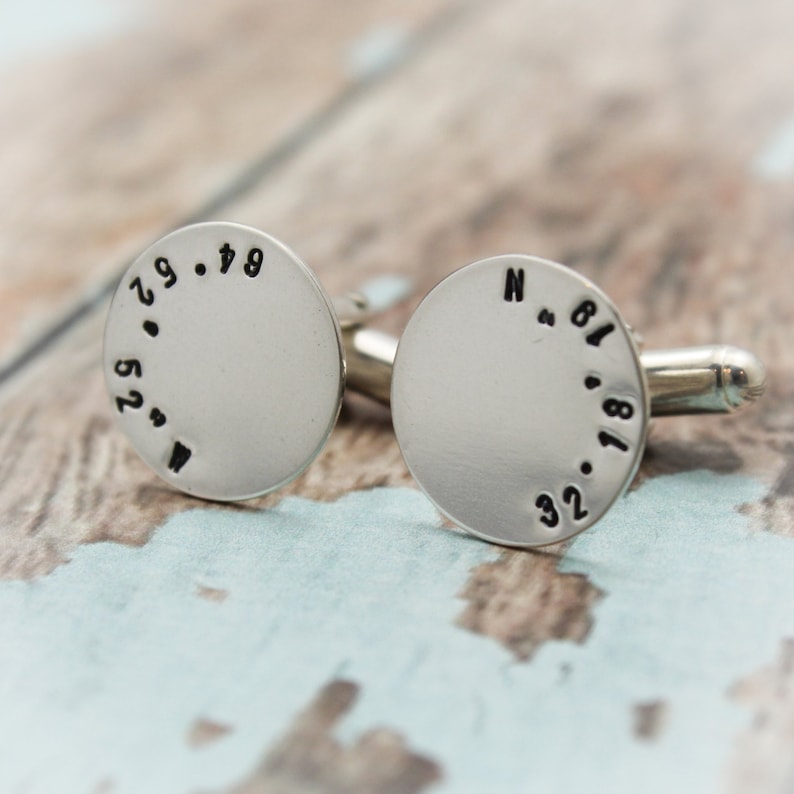 Personalized Men's Cuff Links Coordinate Cuff Links Etsy