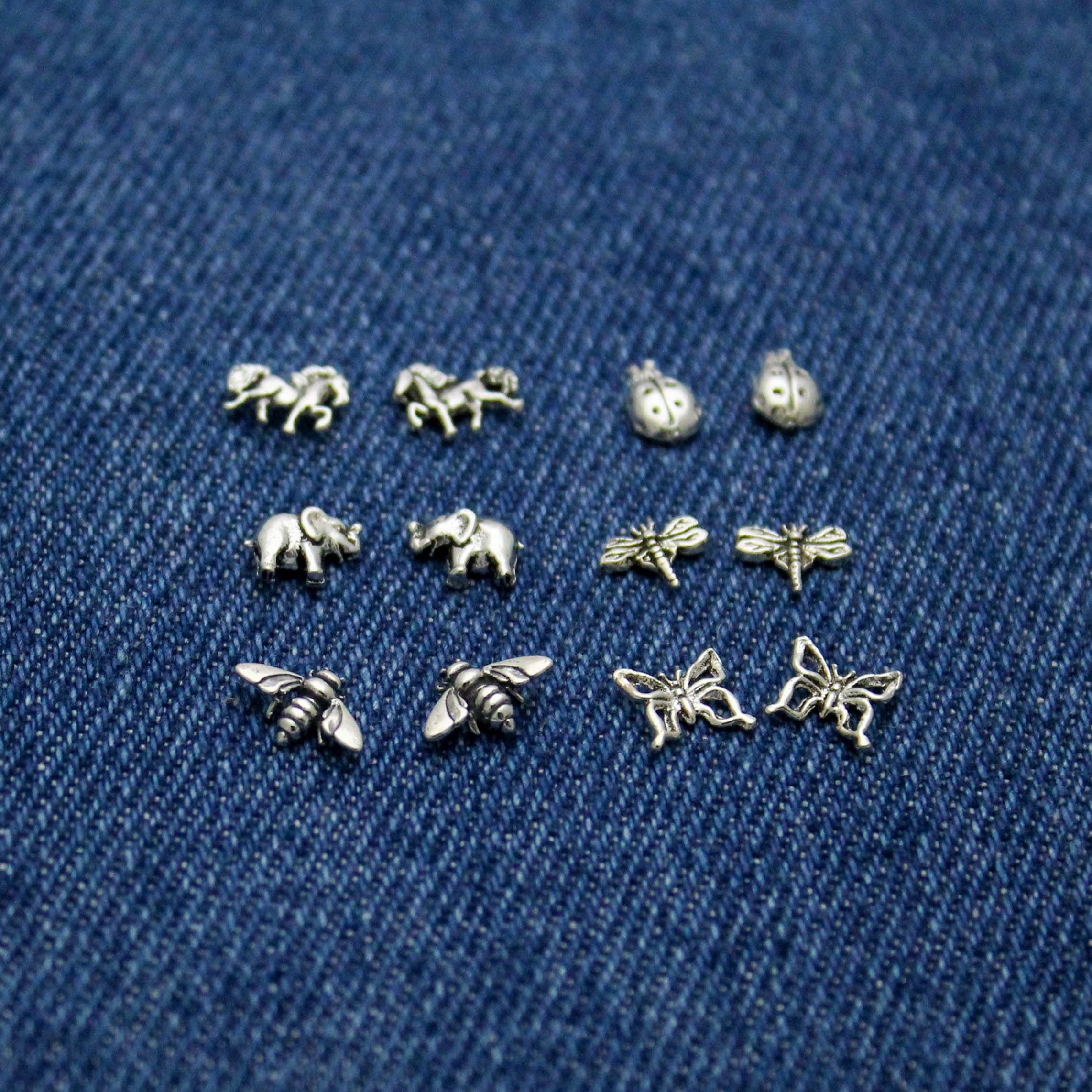 Orecchini A Perno Elefante Argento 925 Orecchini Per Bambini Argento Sterling